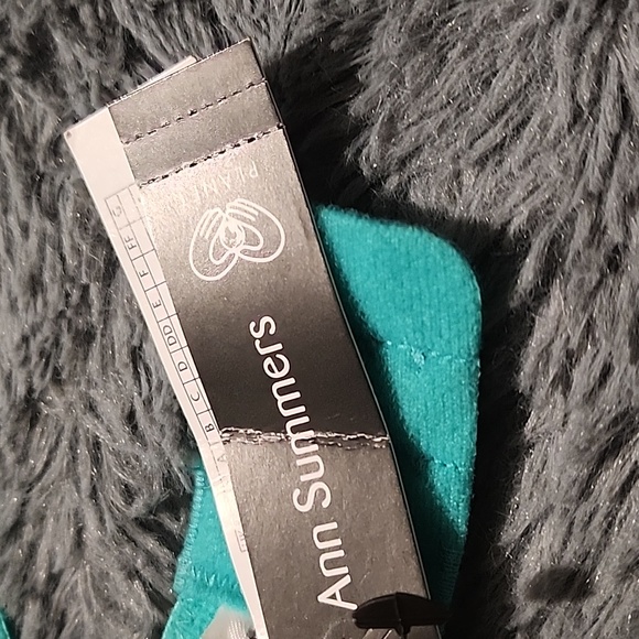 NWT Ann Summers Sexy lace sustainable padded plunge bra 34G with matching thong - Picture 7 of 9